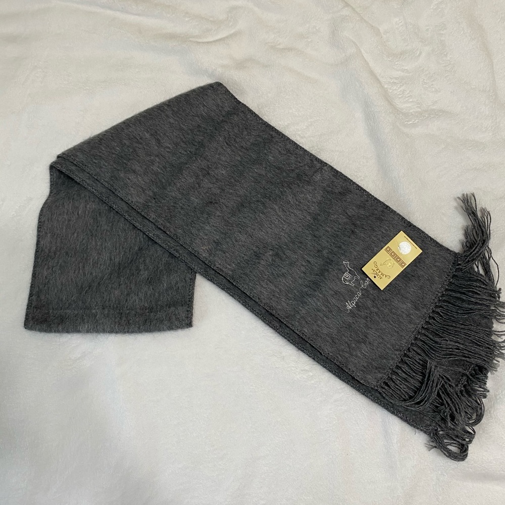 Alpaca wool scarf